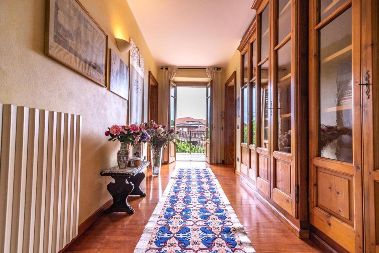 L'Ortensia Della Villa Isabella, Camera Con Vista Lago, Balcone Sul Parco E Bagno Esclusivo All'Esterno Della Camera Stresa Kültér fotó